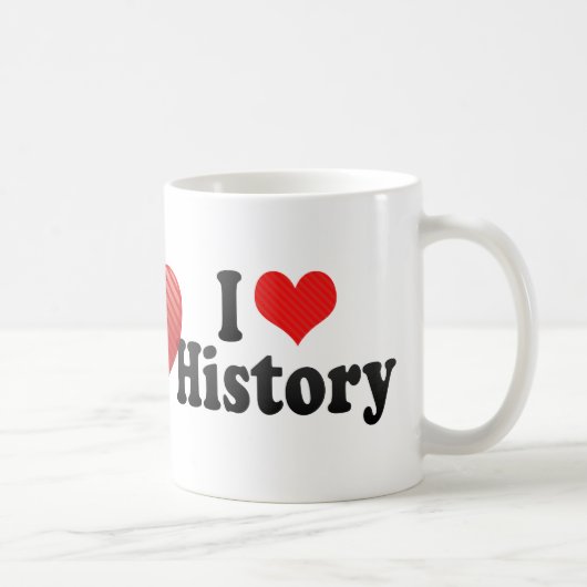 Mug J'aime l'histoire (Droite)