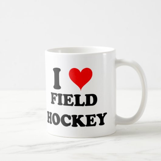 Mug J'aime l'hockey de champ (Droite)