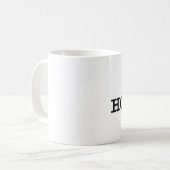 Mug J'aime l'honnêteté (Devant gauche)