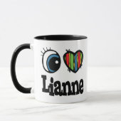 Mug J'aime Lianne (Gauche)