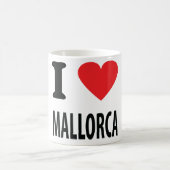 Mug J'aime l'icône de la Majorque (Centre)