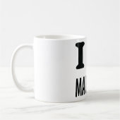 Mug J'aime l'icône de la Majorque (Gauche)