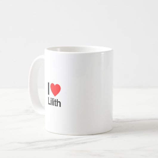 Mug j'aime lilith (Devant gauche)