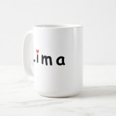 Mug J'aime Lima Pérou (Devant gauche)