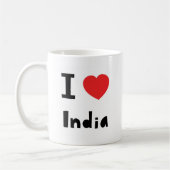 Mug J'aime l'Inde (Gauche)