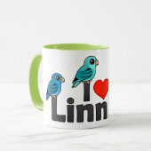 Mug J'aime Linnies (Devant gauche)