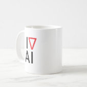 Mug J'aime l'intelligence artificielle (Devant gauche)