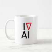Mug J'aime l'intelligence artificielle (Gauche)
