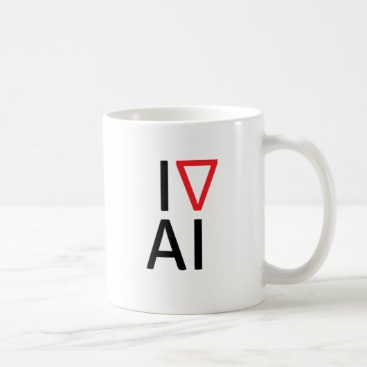 Mug J'aime l'intelligence artificielle (Droite)