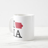 Mug J'aime l'Iowa (Devant gauche)