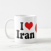 Mug J'aime l'Iran (Gauche)