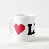 MUG J'AIME LISA (Devant gauche)