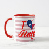 Mug J'aime l'Italie, le Texas (Gauche)