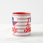 Mug J'aime l'Italie, le Texas (Centre)