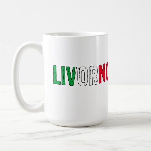 Mug J'aime Livorno Italie (Gauche)