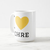 Mug J'aime l'ocre (Devant gauche)