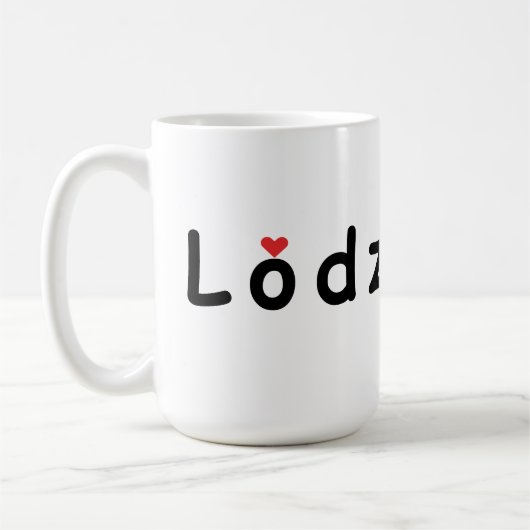 Mug J'aime Lodz (Gauche)