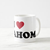 Mug J'aime l'Oklahoma (Devant droit)