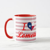 Mug J'aime Lometa, le Texas (Gauche)