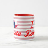 Mug J'aime Lometa, le Texas (Centre)