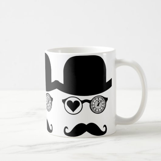 MUG J'AIME LONDON MUSTACHE (Droite)