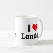 Mug J'aime Londres, Royaume-Uni (Devant droit)