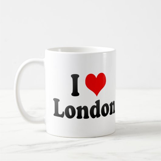 Mug J'aime Londres, Royaume-Uni (Gauche)