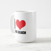 Mug J'aime Long Beach (Devant gauche)