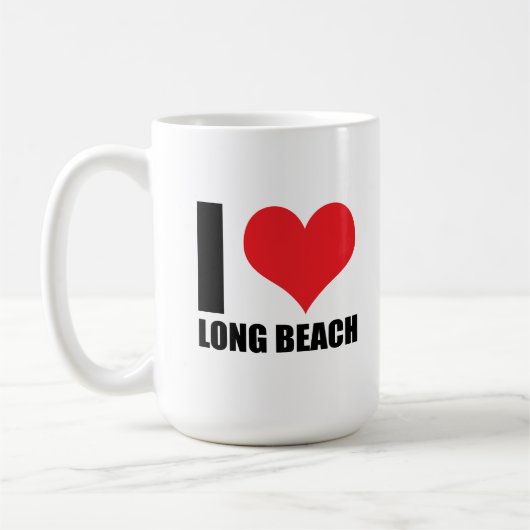 Mug J'aime Long Beach (Gauche)