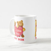 Mug J'aime l'ours de nounours (Devant gauche)