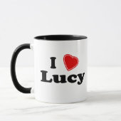 Mug J'aime Lucy (Gauche)