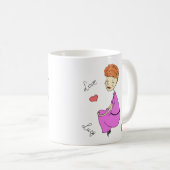Mug J'aime Lucy (Devant droit)