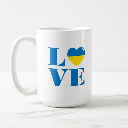 Mug J'aime l'Ukraine (Gauche)