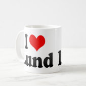 Mug J'aime Lund, Suède. Pointe Alskar Lund, Suède (Devant gauche)