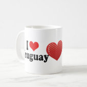 Mug J'aime l'Uruguay (Devant gauche)