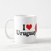 Mug J'aime l'Uruguay (Gauche)