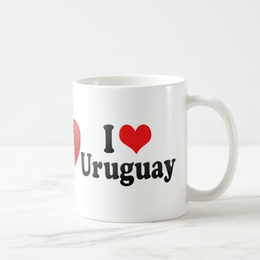 Mug J'aime l'Uruguay (Droite)
