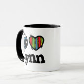 Mug J'aime Lynn (Devant gauche)