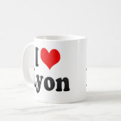 Mug J'aime Lyon, France (Devant gauche)