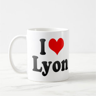 Mug J'aime Lyon, France