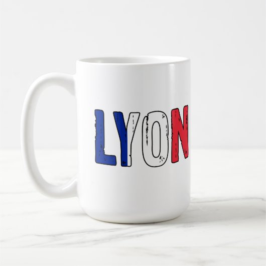 Mug J'aime Lyon France (Gauche)