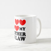 Mug J'aime ma belle-mère (Devant droit)