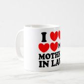 Mug J'aime ma belle-mère (Devant gauche)