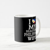 Mug J'Aime Ma Belle Philippine (Devant droit)