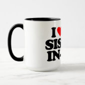 MUG J'AIME MA BELLE-SOEUR (Gauche)