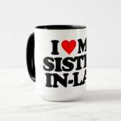 MUG J'AIME MA BELLE-SOEUR (Devant gauche)