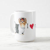 Mug J'aime ma Biewer Terrier (Devant gauche)