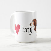 Mug J'aime ma blouse (Devant gauche)