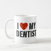 Mug J'aime ma boue dentiste (Gauche)