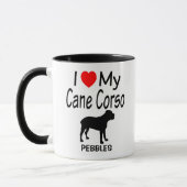 Mug J'Aime Ma Canne Corso Chien (Gauche)